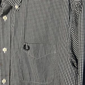 Mens Fred Perry long sleeve button down shirt.